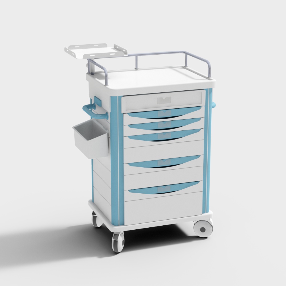 Modern Hospital Operating Room Surgical Trolley