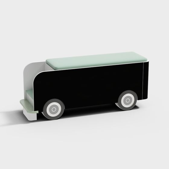 Stylish Bus Seat 3D Model for Creative Projects