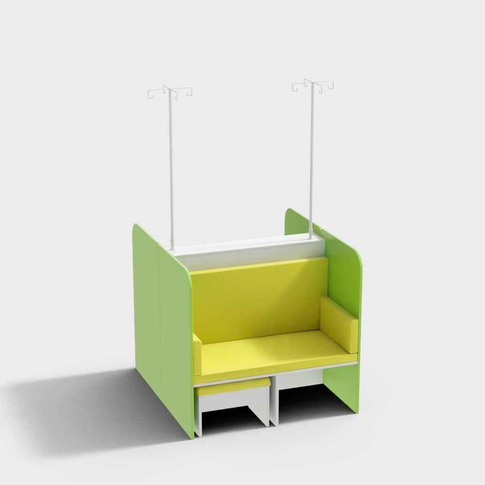 Modern Hospital Children's Infusion Hall Double Seat