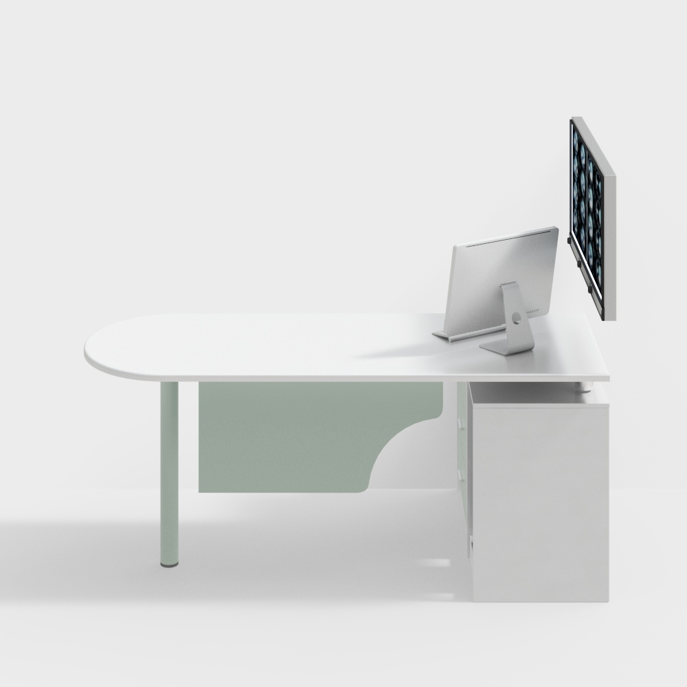 Modern Hospital Children's Clinic Doctor's Desk