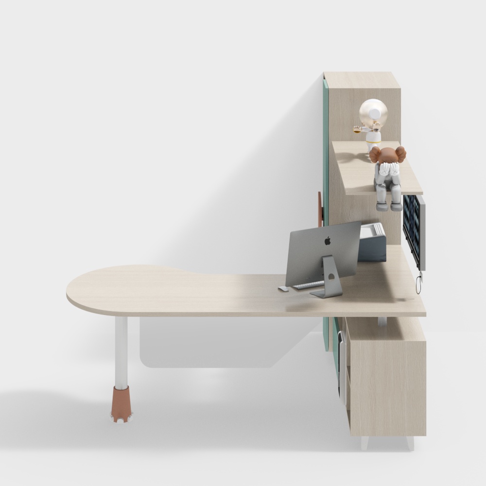 Modern Children's Clinic Doctor's Desk