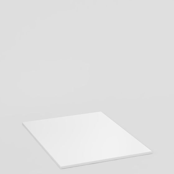 Pure White Table 3D model