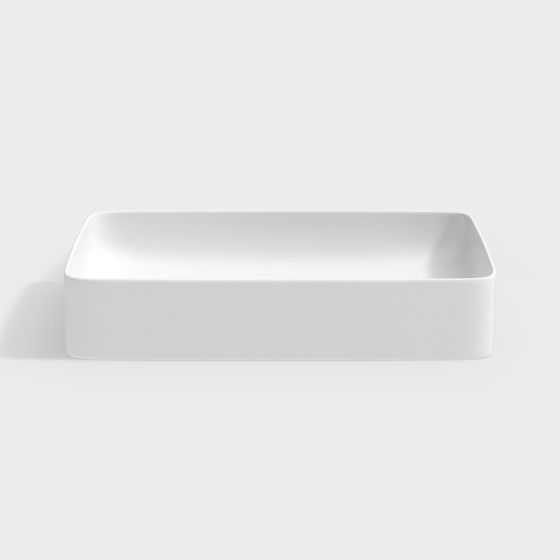 Minimalist Square Storage Box 3D model