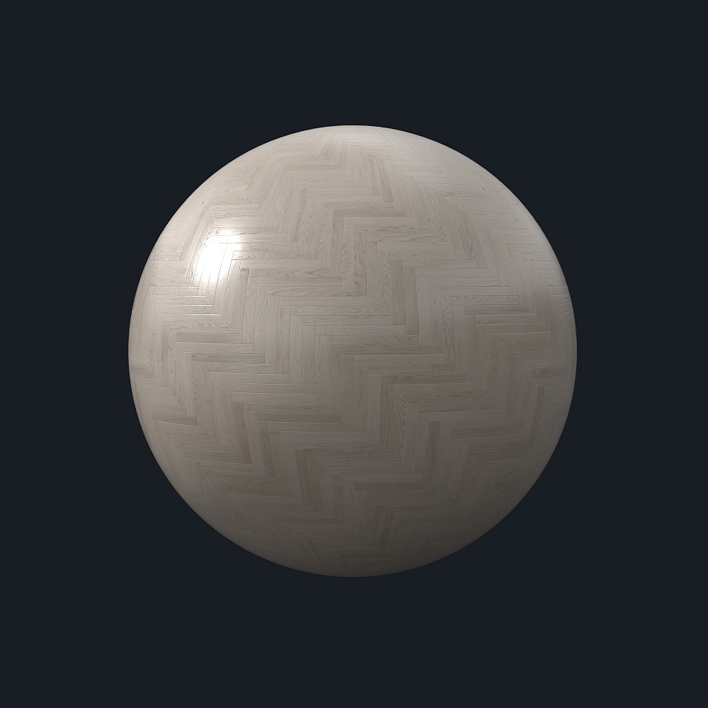 Matte Herringbone Floor - 6