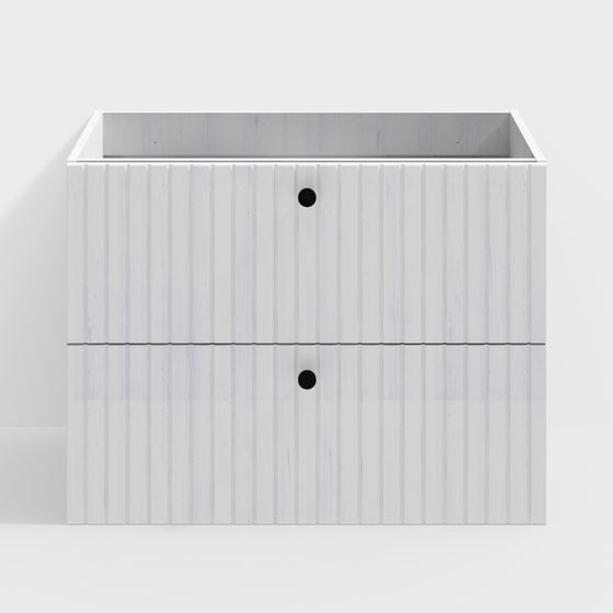Corrugated Storage Unit 3D model