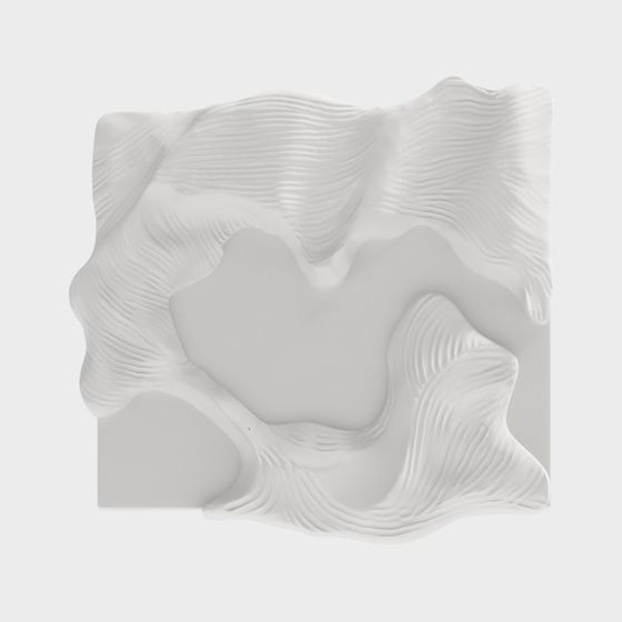 Wave Pattern Ceiling 3D model