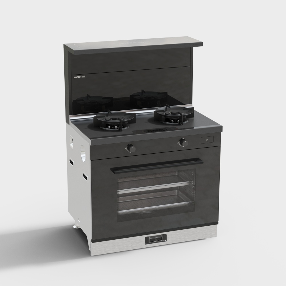 Piano Cottura Integrato a Vapore e Forno Aotin Okita - ZKM4S-AI