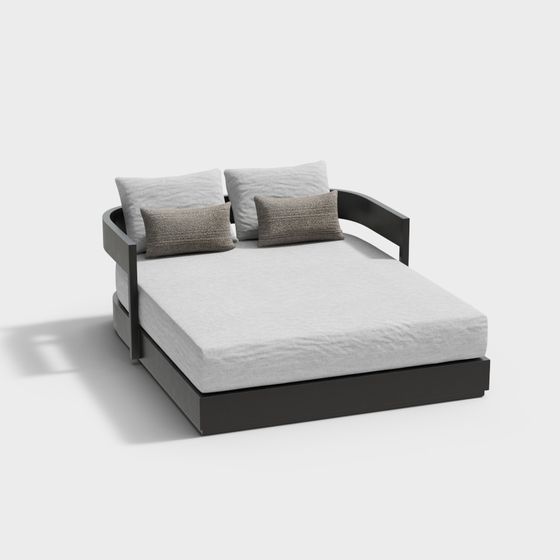 Urban Sofa Bed 3D Model for Modern Interiors