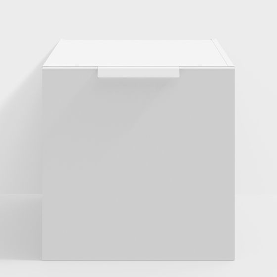 Elegant Cube Storage Cabinet 3D model for Creative Spaces