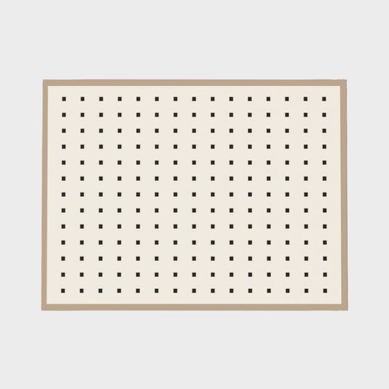 Minimalist Pegboard 3D Model for Creative Projects