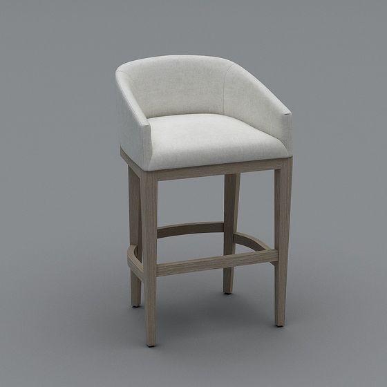 Urban Relaxation Bar Stool 3D model
