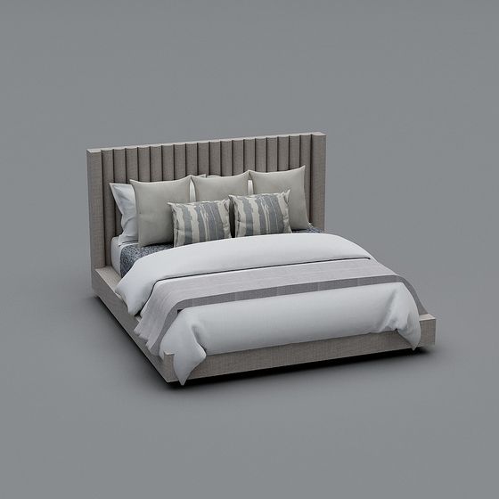 Urban Comfort 3D model Bed Design