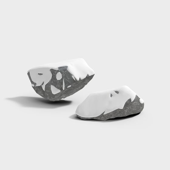 Snowy Monoliths 3D model