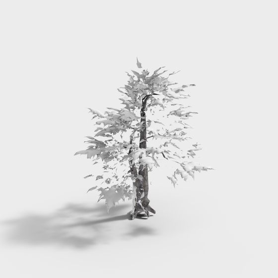 Stylish Low Poly Tree 3D model for Creative Projects