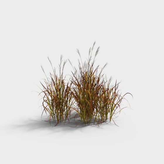 Low Poly Wild Grass 3D Model for Creative Projects