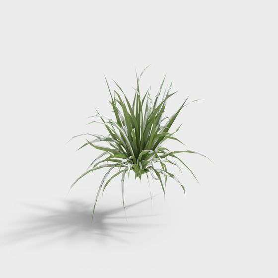 Chlorophyll Low-Poly Plant 3D Model