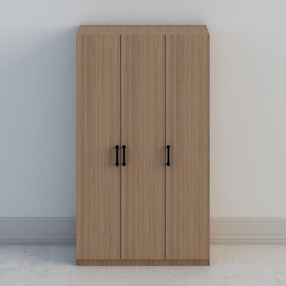 Modern Minimalist Wardrobe 3D model