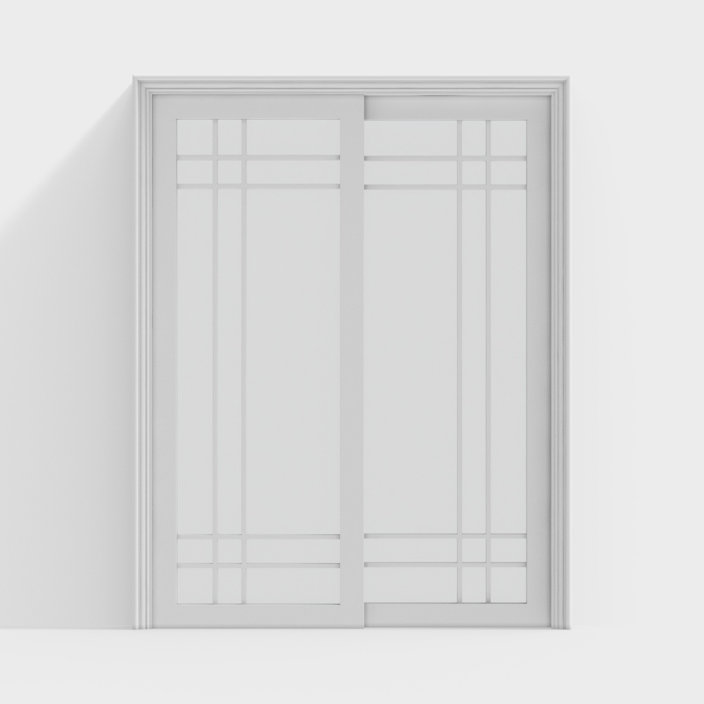 Стеклянная раздвижная дверь в европейском стиле