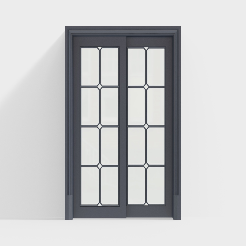 European-Style Glass Sliding Door