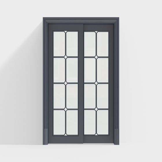 Porta Scorrevole in Vetro in Stile Europeo