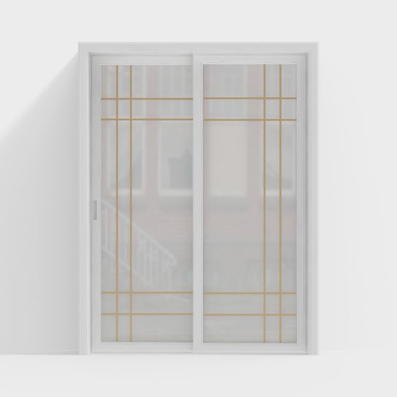 City Window Low Poly 3D model