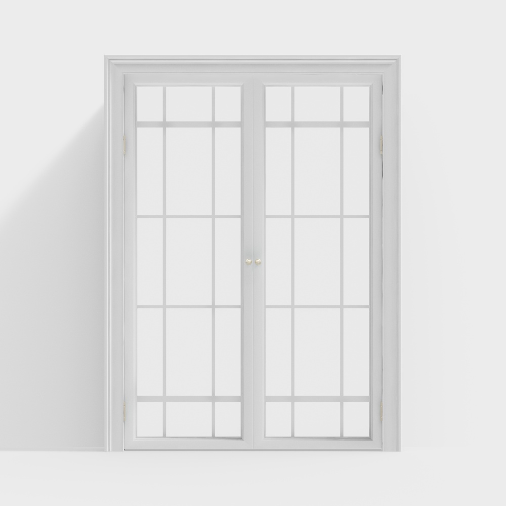 Europäischer Stil Innen-Glas-Doppeltür