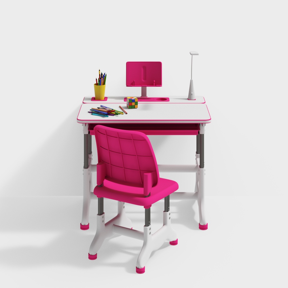 Bàn học trẻ em_ Mẫu Vray 2018 của Nguyễn Minh Khoa 2