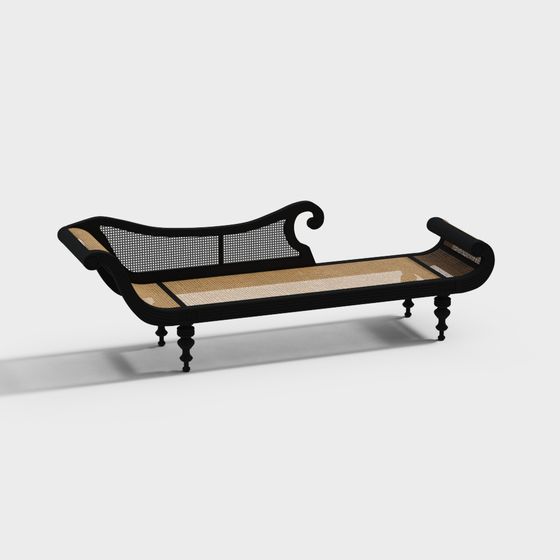 Ghế băng Indochine 02_ Vray 2019 của Nguyễn Minh Khoa