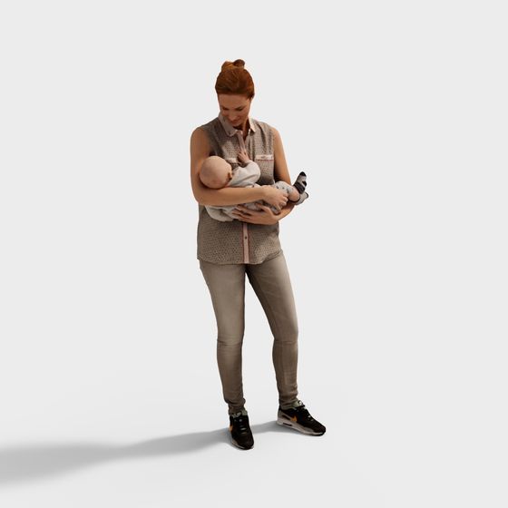 Guardian of Motherly Love 3D model