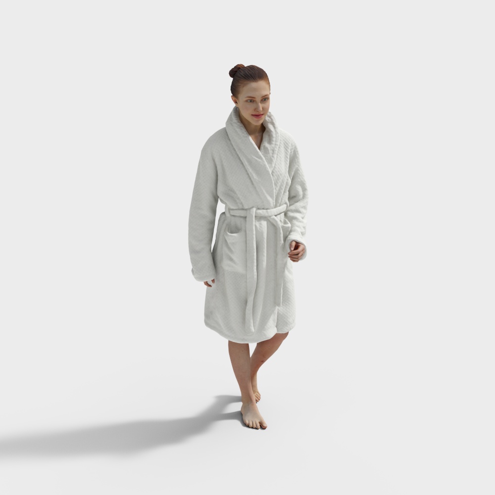 ผู้หญิงในโรบอาบน้ำ