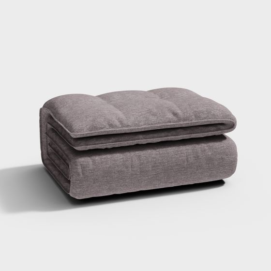 Minimalist Sofa Stool 3D model