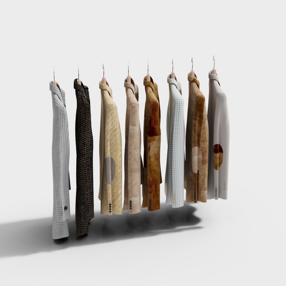 Stylish Wardrobe Series 3D Model
