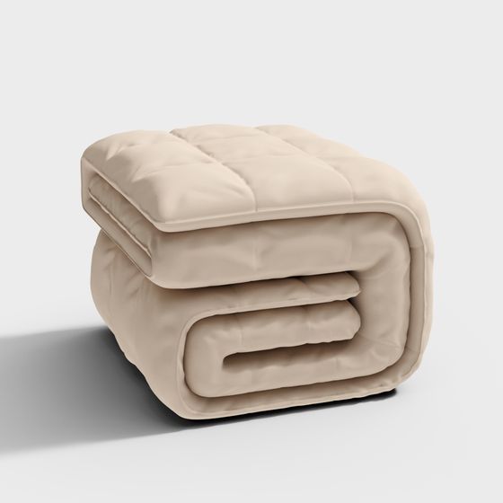 Cozy Blanket 3D model for Warm Interiors
