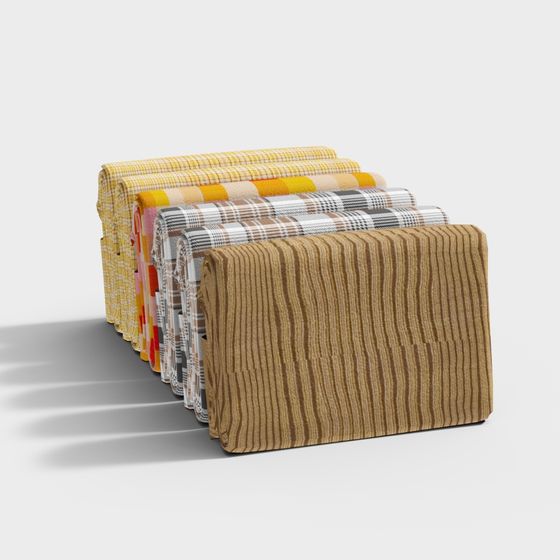 Vibrant 3D Blanket Models for Modern Interiors