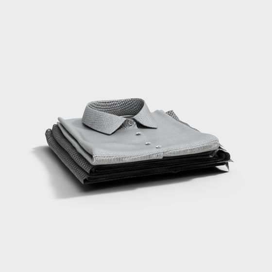 Stylish Low-Poly Shirt 3D model