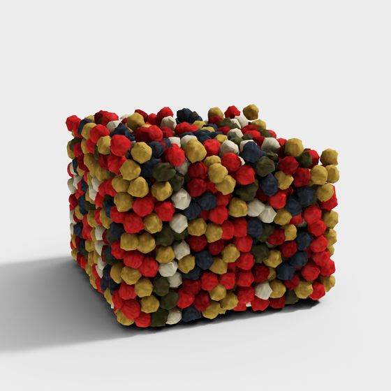Honeycomb Cube 3D Model