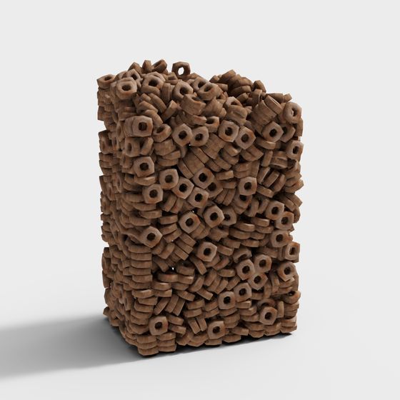 Unique Wooden Cube 3D Model for Creative Projects