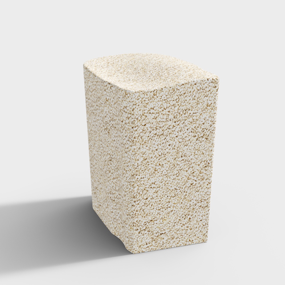 Stone Stool 3D model