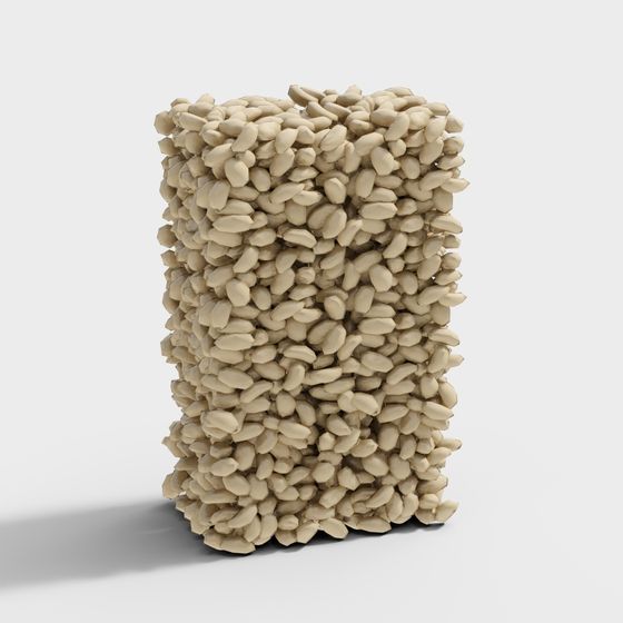 Desert Pebble Tower 3D model