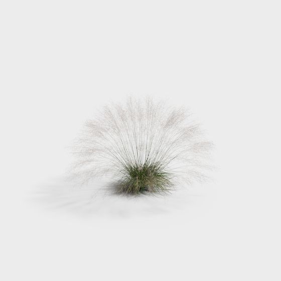 Realistic Low-Poly Grass Clump 3D model for Creative Projects