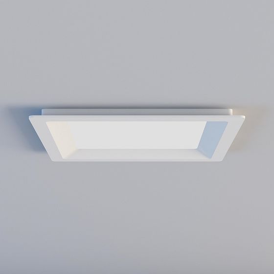 Modern Minimalist Low-Poly Light Fixture 3D model