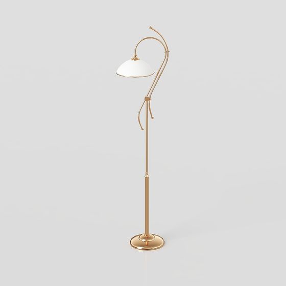 Elegant Floor Lamp 3D model for Modern Interiors