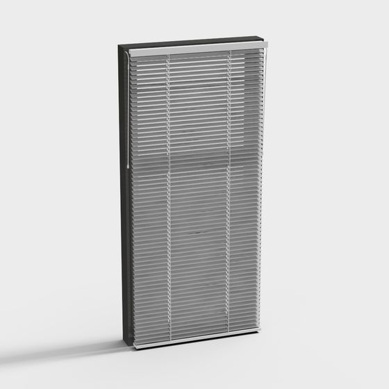 Contemporary Gray Window 3D Model