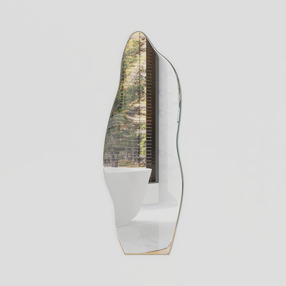 Forest Mirror Low Poly High Detail 3D model