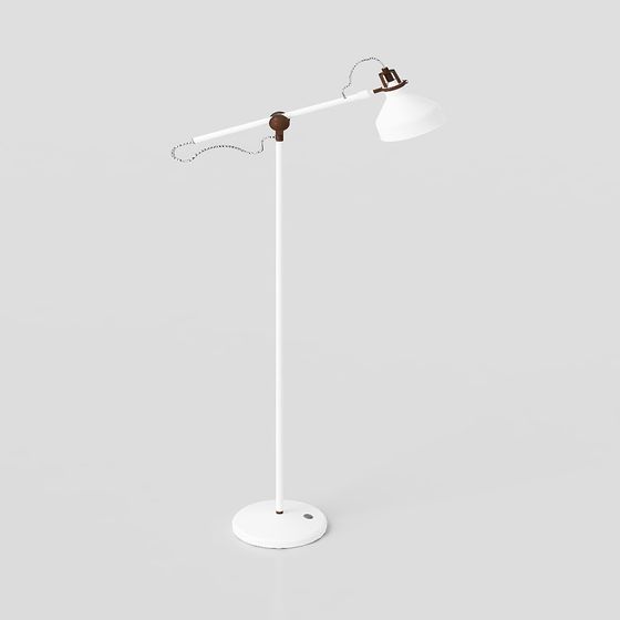 Minimalist 3D Floor Lamp Model