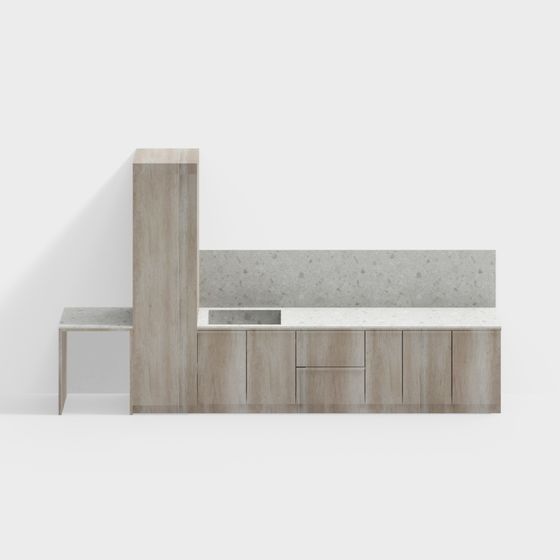 Urban Corner Cabinet 3D Model