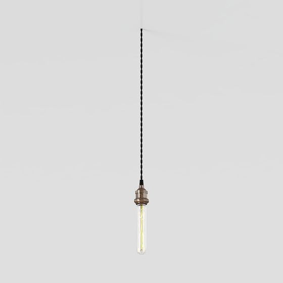Retro Industrial Pendant Light 3D model