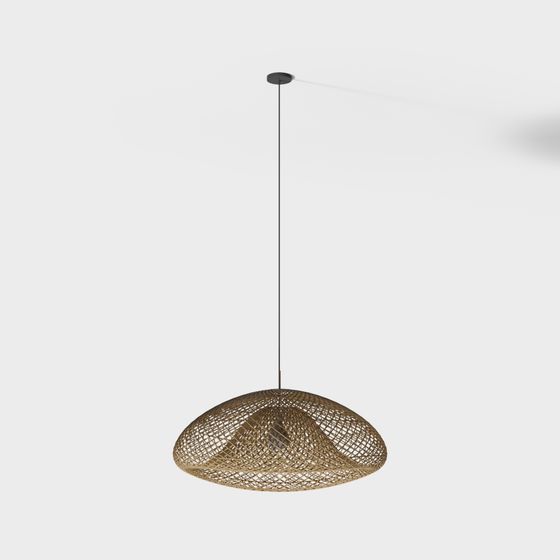 Woven Light Shade 3D model