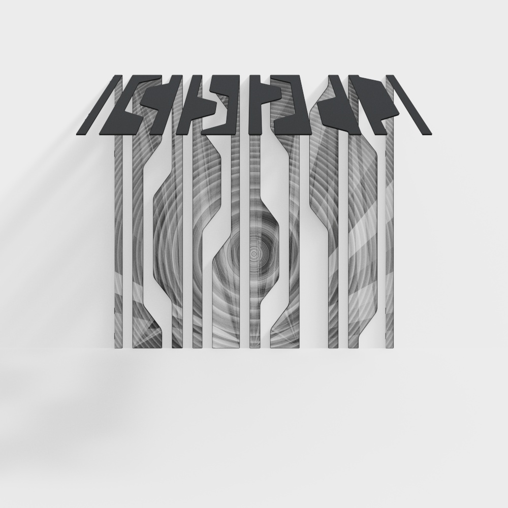 Abstract Geometry 3D Model for Creative Design