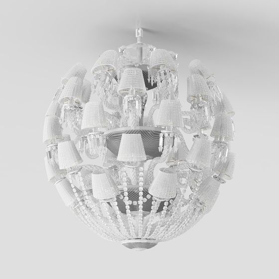 Enchanting Crystal Chandelier 3D model